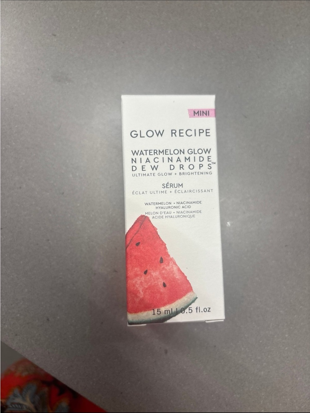 Glow Recipe Watermelon Glow Niacinamide Dew Drops - Pink & Red Accents
